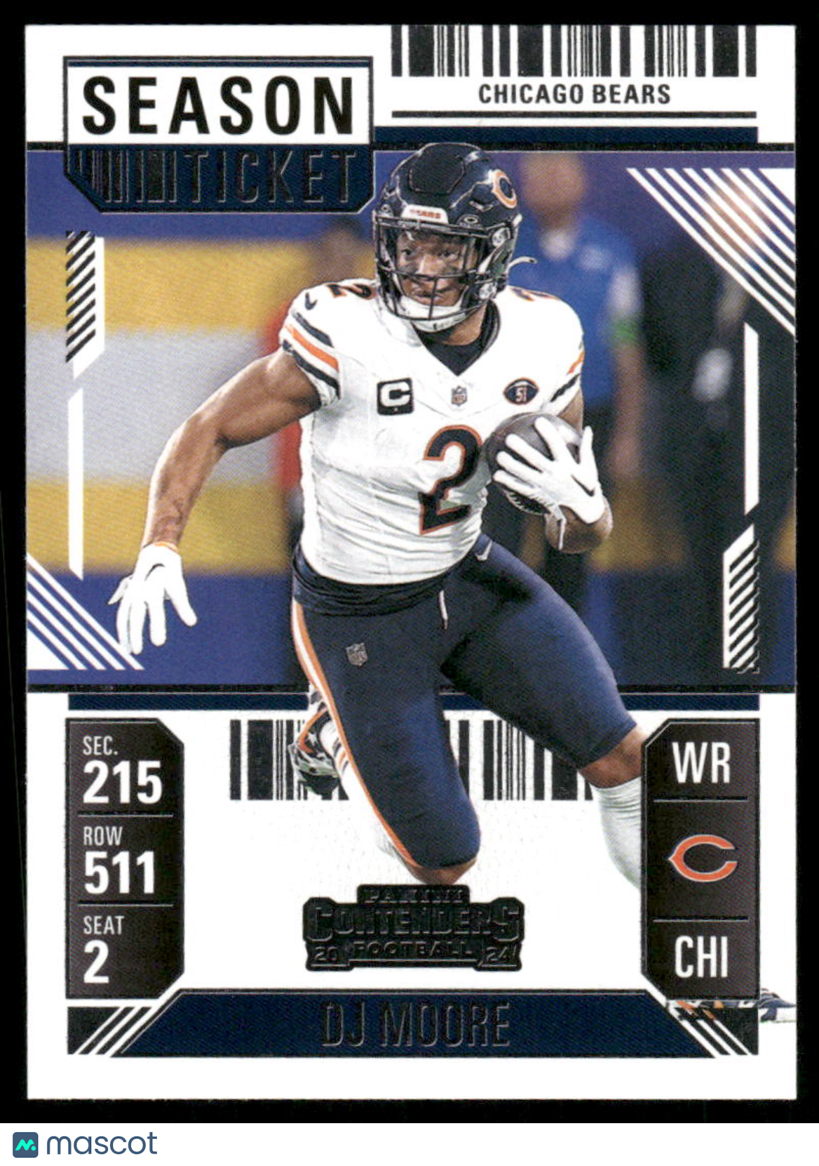 2024 Panini Contenders Football DJ Moore #18 Football