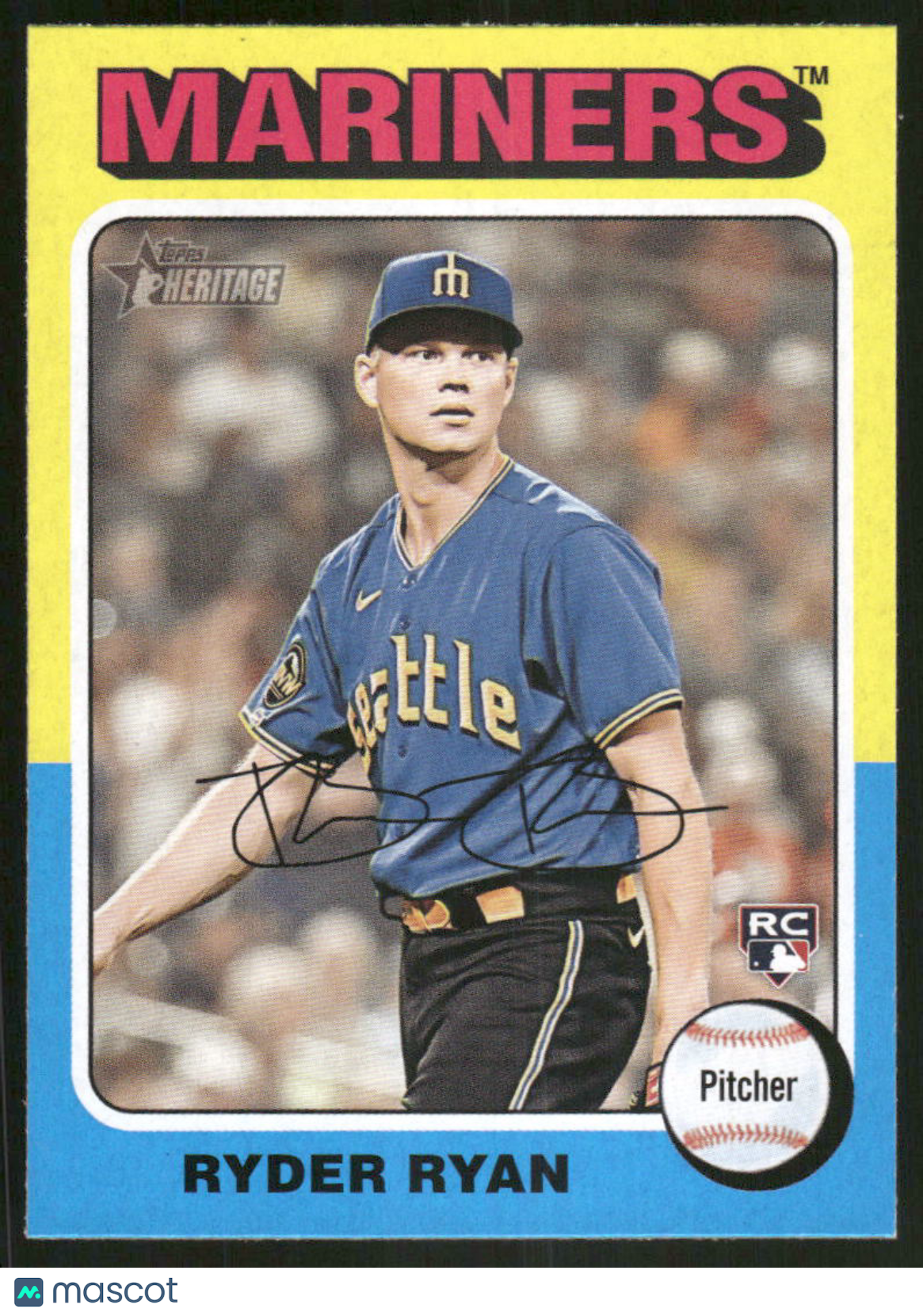 2024 Topps Heritage Ryder Ryan #326 RC Baseball