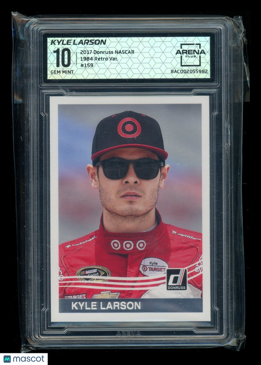 2017 Donruss NASCAR Kyle Larson #159 Racing Arena Club 10