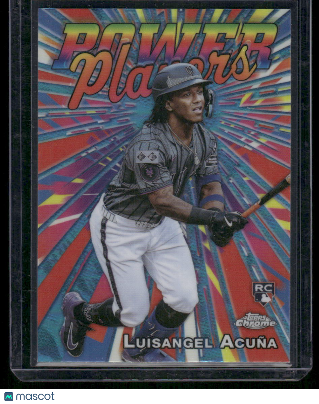 2025 Topps Chrome Power Players Luisangel Acuña #PP-24 RC Baseball