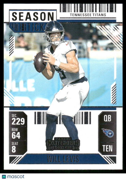2025 Panini Contenders Football Will Levis #95 Football