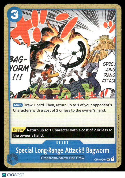 One Piece Card Game Special Long-Range Attack Bagworm #OP01-061 Royal Blood