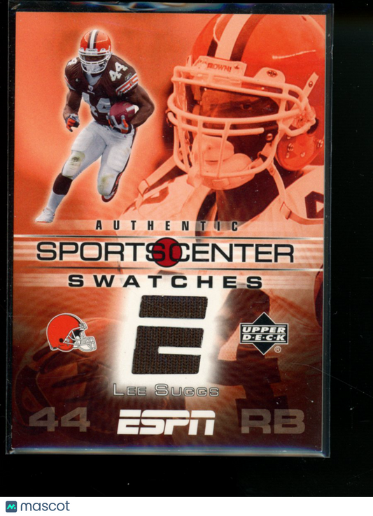 2004 Upper Deck SportsCenter Swatches Lee Suggs #SCS-LS Game Used Jersey