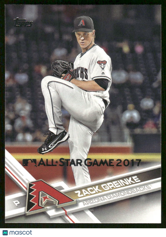 2017 Topps Series 2 Zack Greinke #560 All Star Game Baseball
