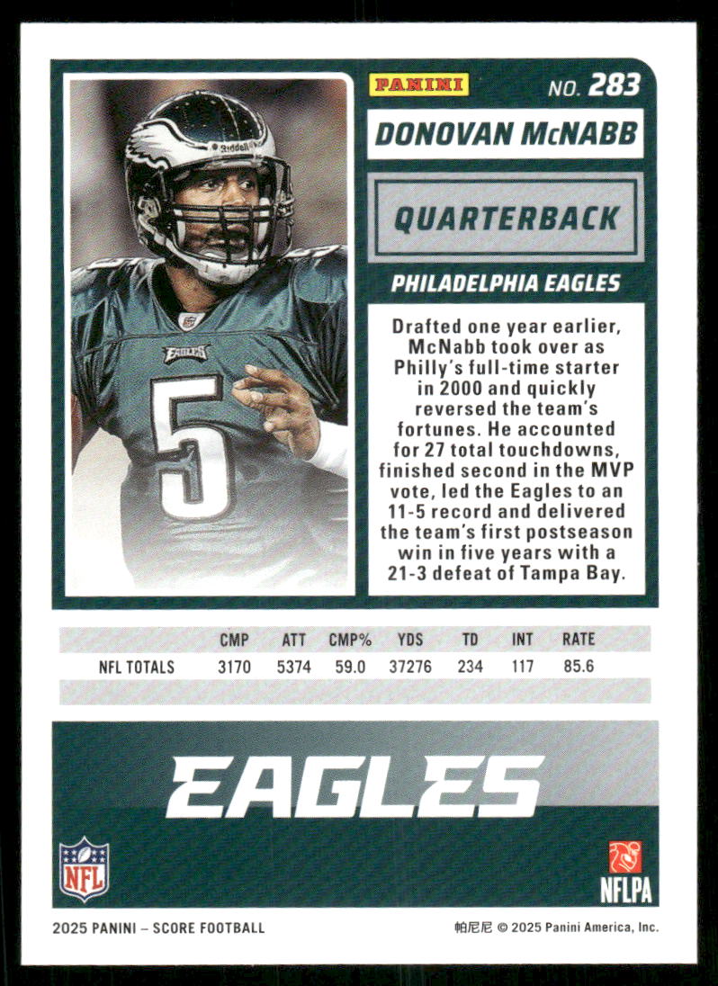 2025 Score A Treat Donovan McNabb #283 Football