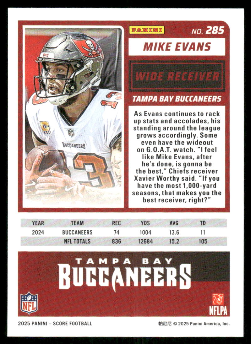 2025 Score A Treat Mike Evans #285 Football