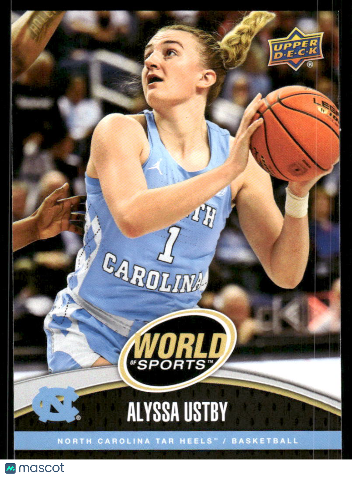 2025 Upper Deck World Sports Alyssa Ustby #150 Basketball