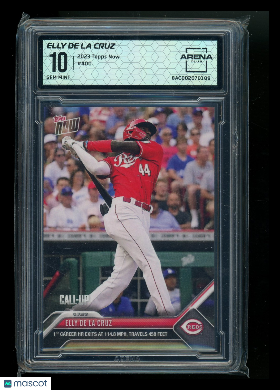 2023 Topps Now Elly De La Cruz #400 Call-Up Baseball Arena Club 10