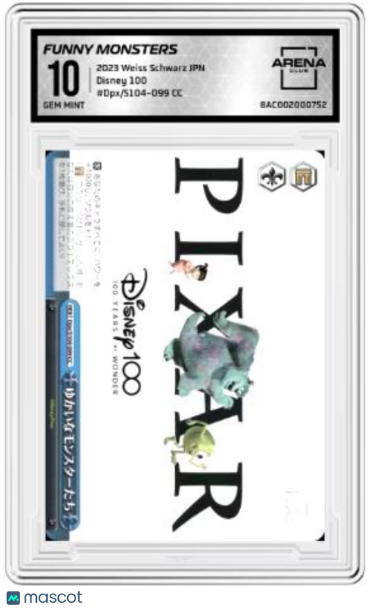 Disney 100 Funny Monsters #Dpx/S104-099 CC Arena Club 10 2023 Weiss Schwarz JPN