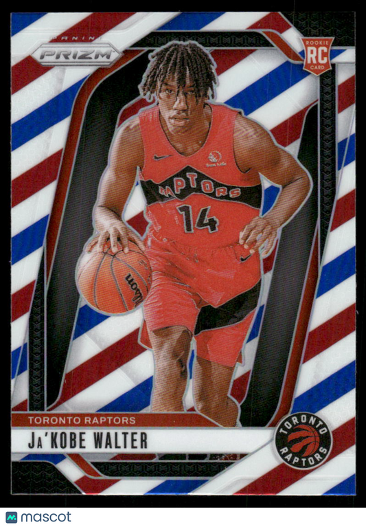 2024-25 Panini Prizm Ja'Kobe Walter #223 Red White Blue RC Basketball