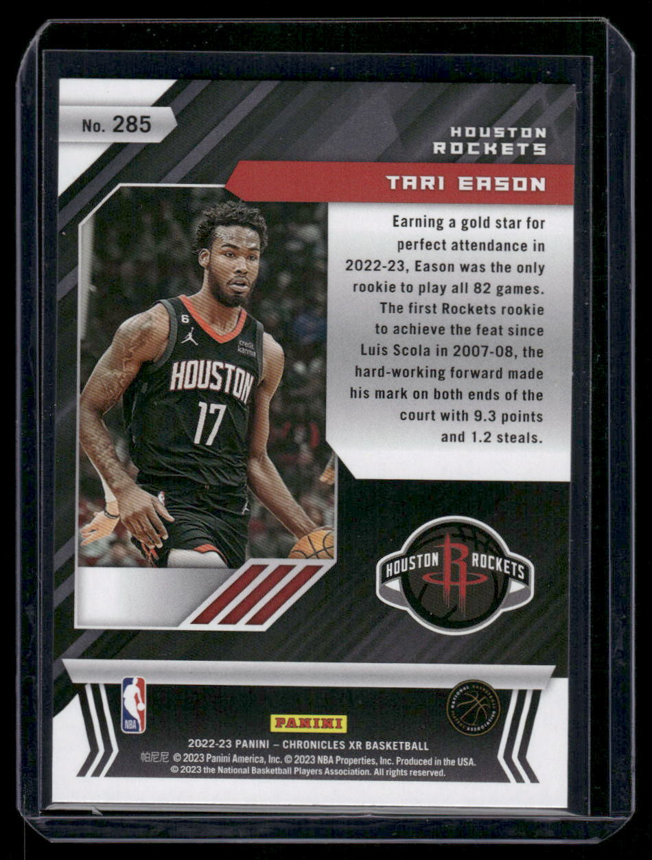 2022-23 Panini Chronicles XR Tari Eason #285 RC Basketball