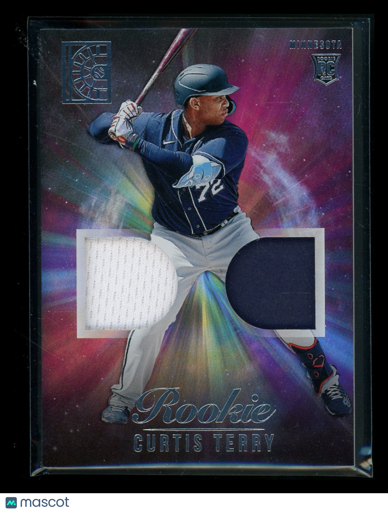 2022 Panini Capstone Rookie Curtis Terry #RDM-CT RC Player-worn/used material