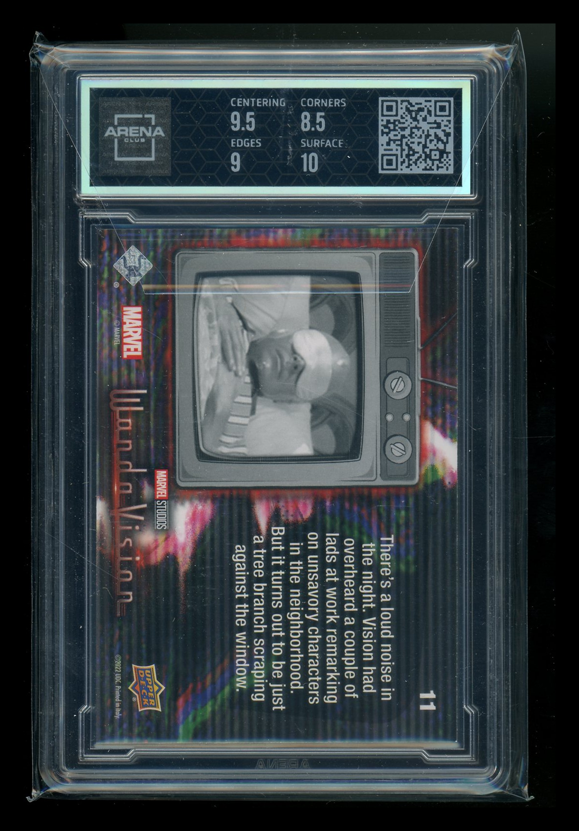 2022 Upper Deck WandaVision Red Scarlet #11 Arena Club 9