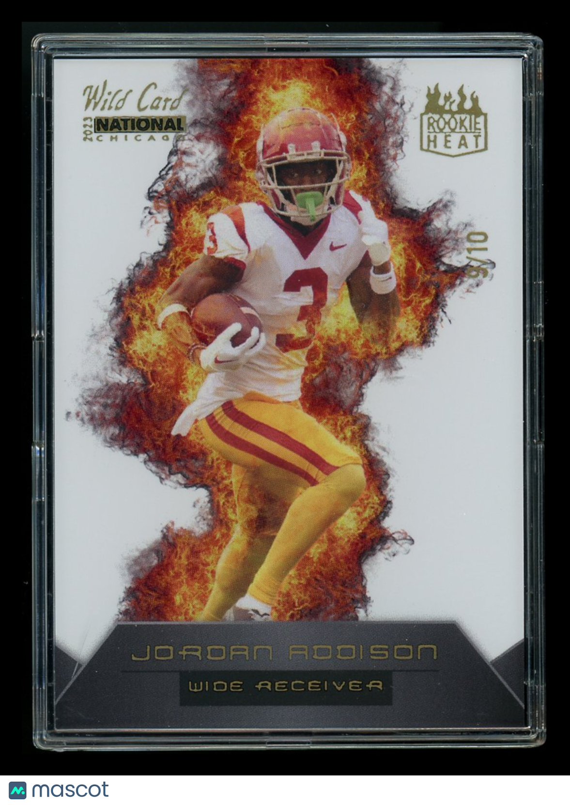 2023 Wild Card Rookie Heat Jordan Addison #RHN-25 Rookie 9/10 National