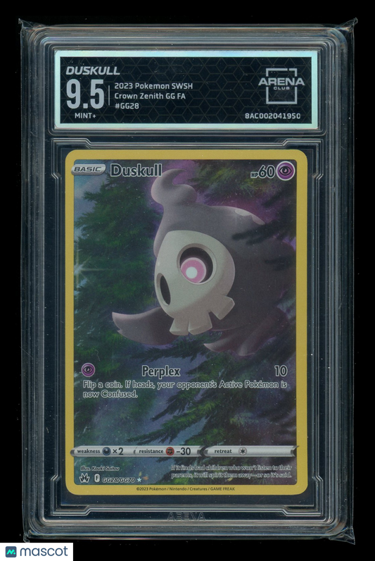 Duskull #GG28/GG70 Arena Club 9.5 2023 Pokemon SWSH Crown Zenith GG FA