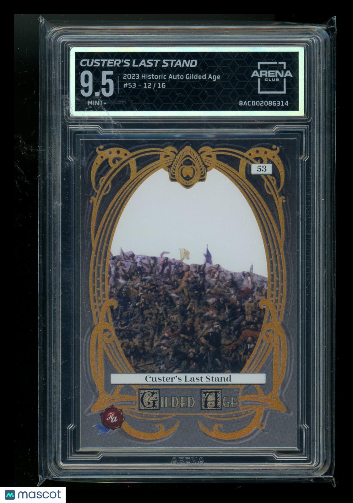 2023 Historic Autograph Company Gilded Age Custer's Last Stand 12/16 #53 AC 9.5