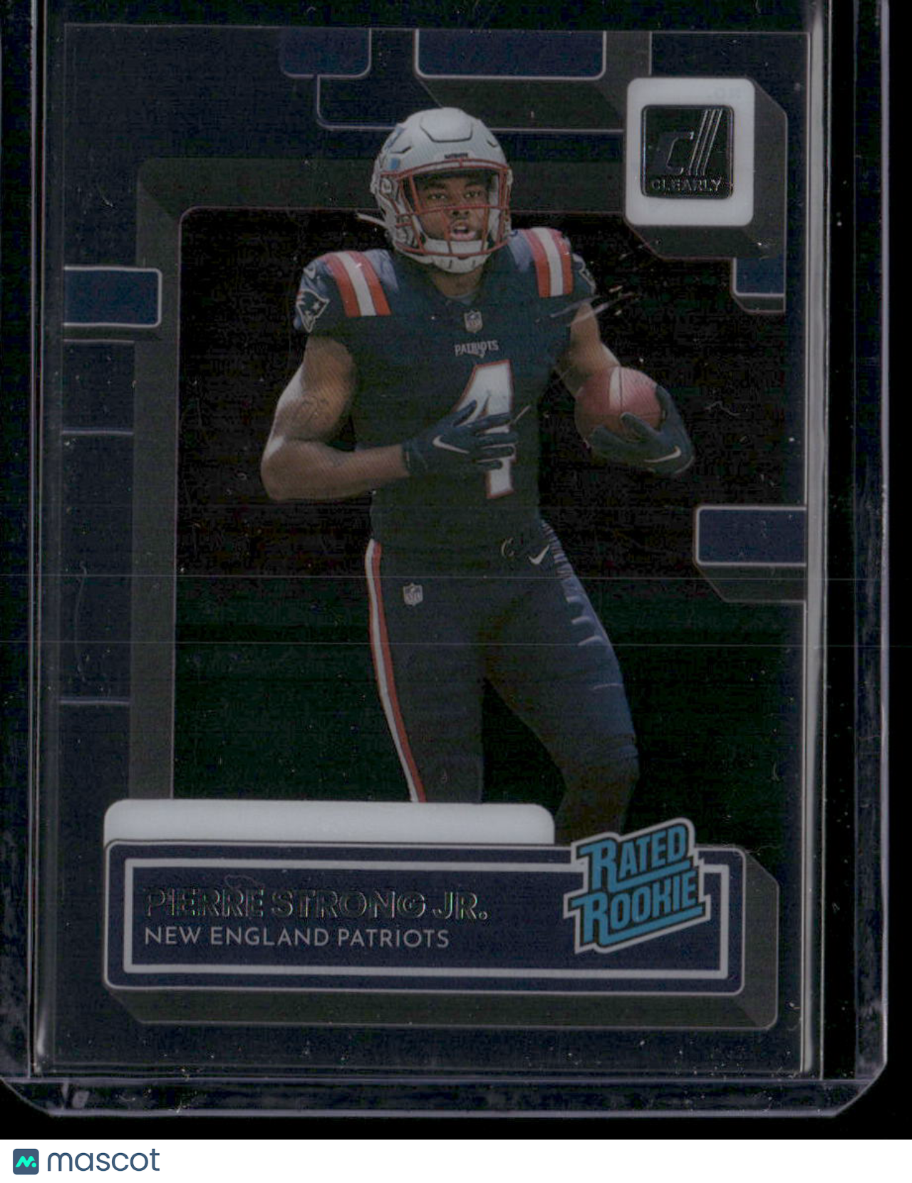 2022 Panini Clearly Donruss Pierre Strong Jr. #91 Rated Rookie Football