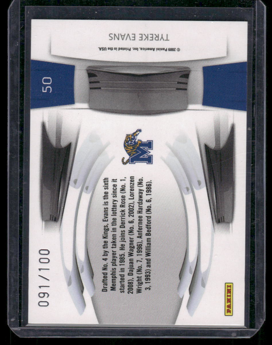 2009-10 Panini Prestige Tyreke Evans #50 091/100 Basketball
