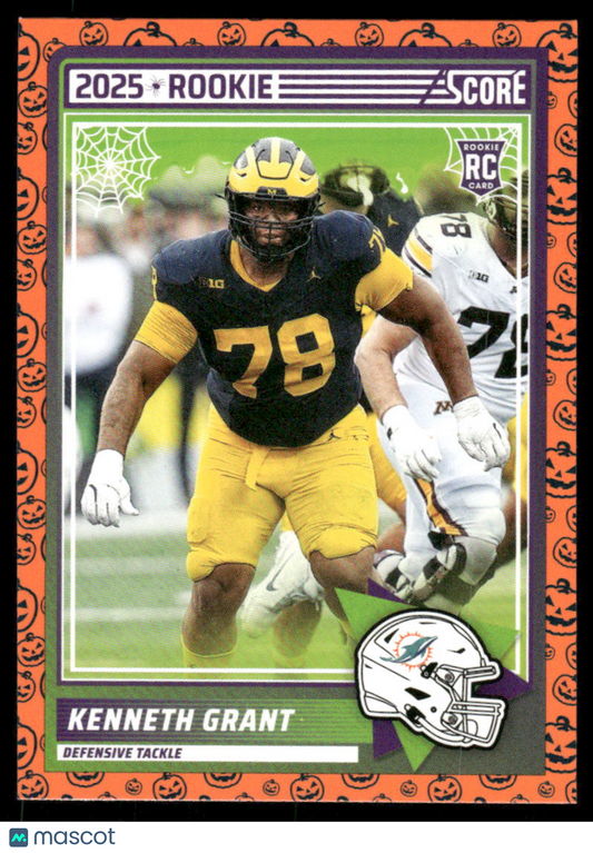 2025 Score A Treat Kenneth Grant #33 RC Football