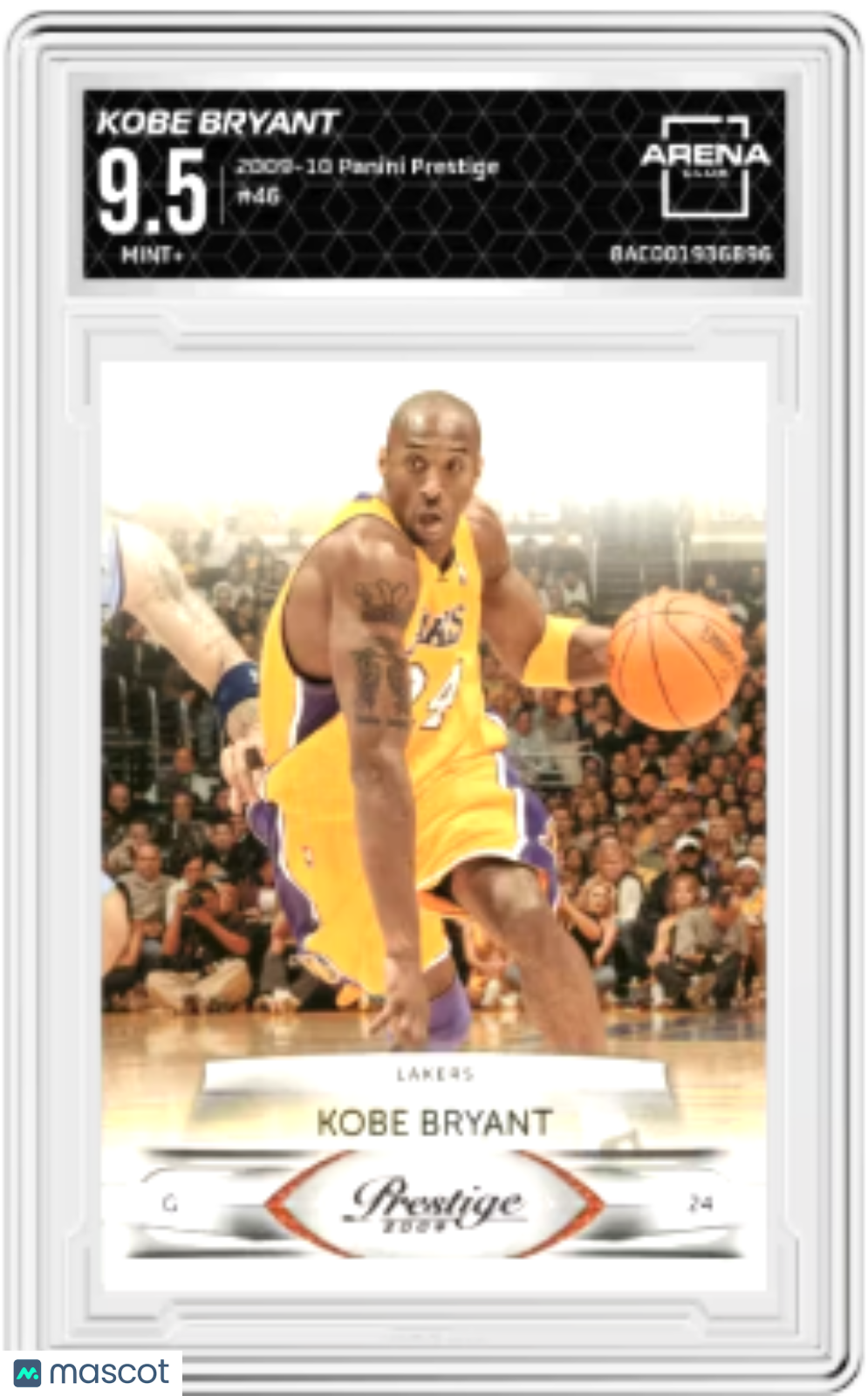 2009-10 Panini Prestige Kobe Bryant #46 Basketball Arena Club 9.5