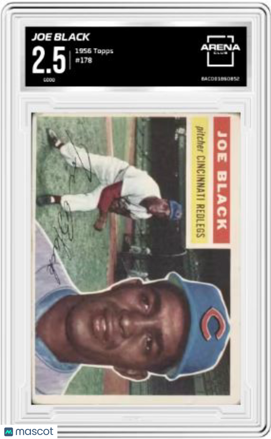 1956 Topps Joe Black #178 Baseball Arena Club 2.5