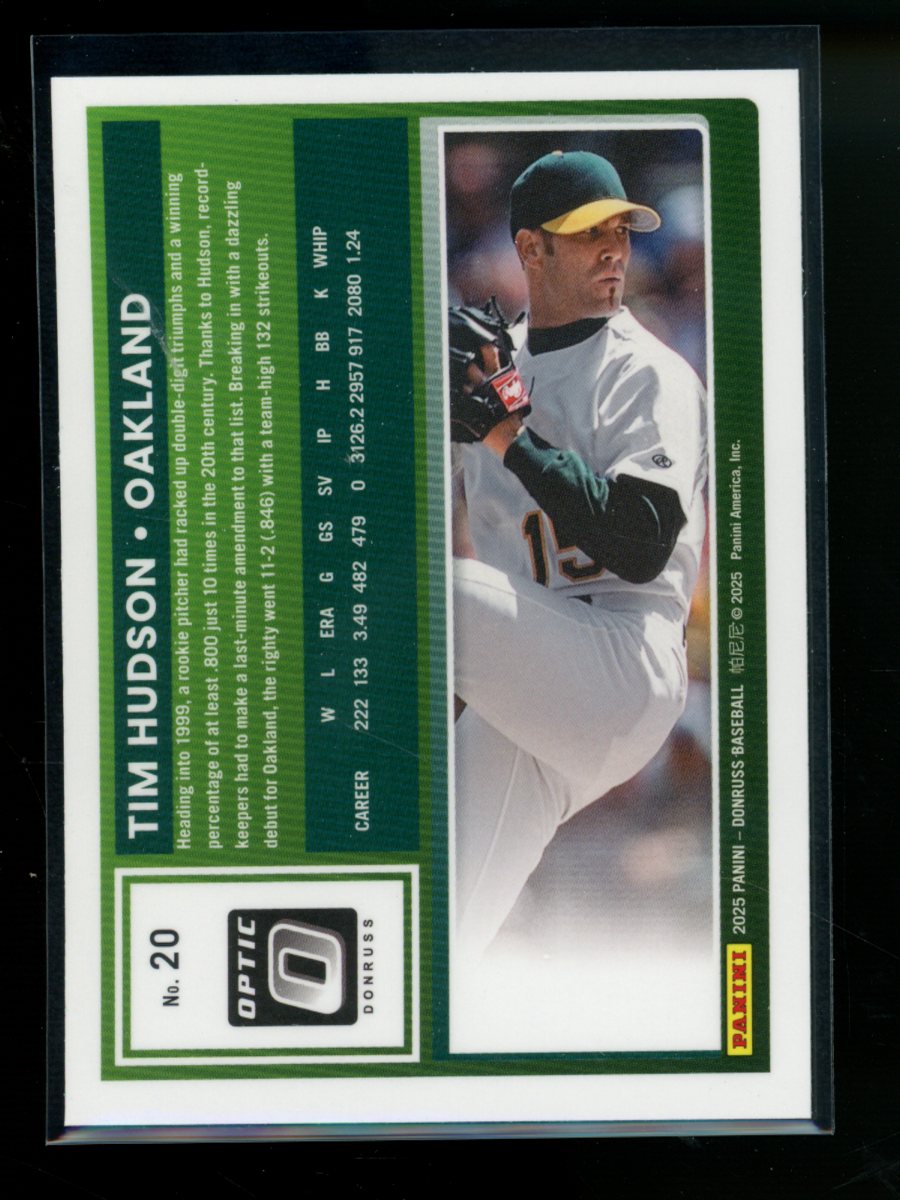 2025 Donruss Optic Tim Hudson #20 Baseball