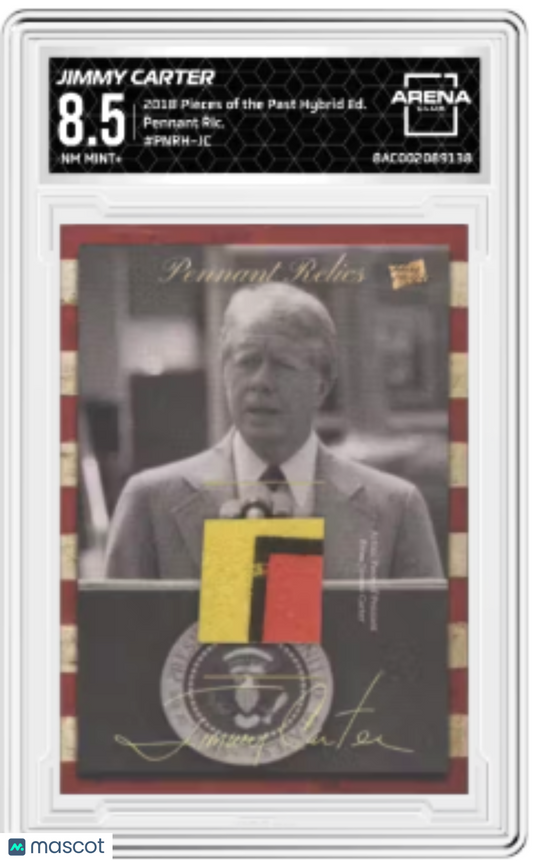 2018 Pieces of the Past Hybrid Jimmy Carter #PNRH-JC Arena Club 8.5