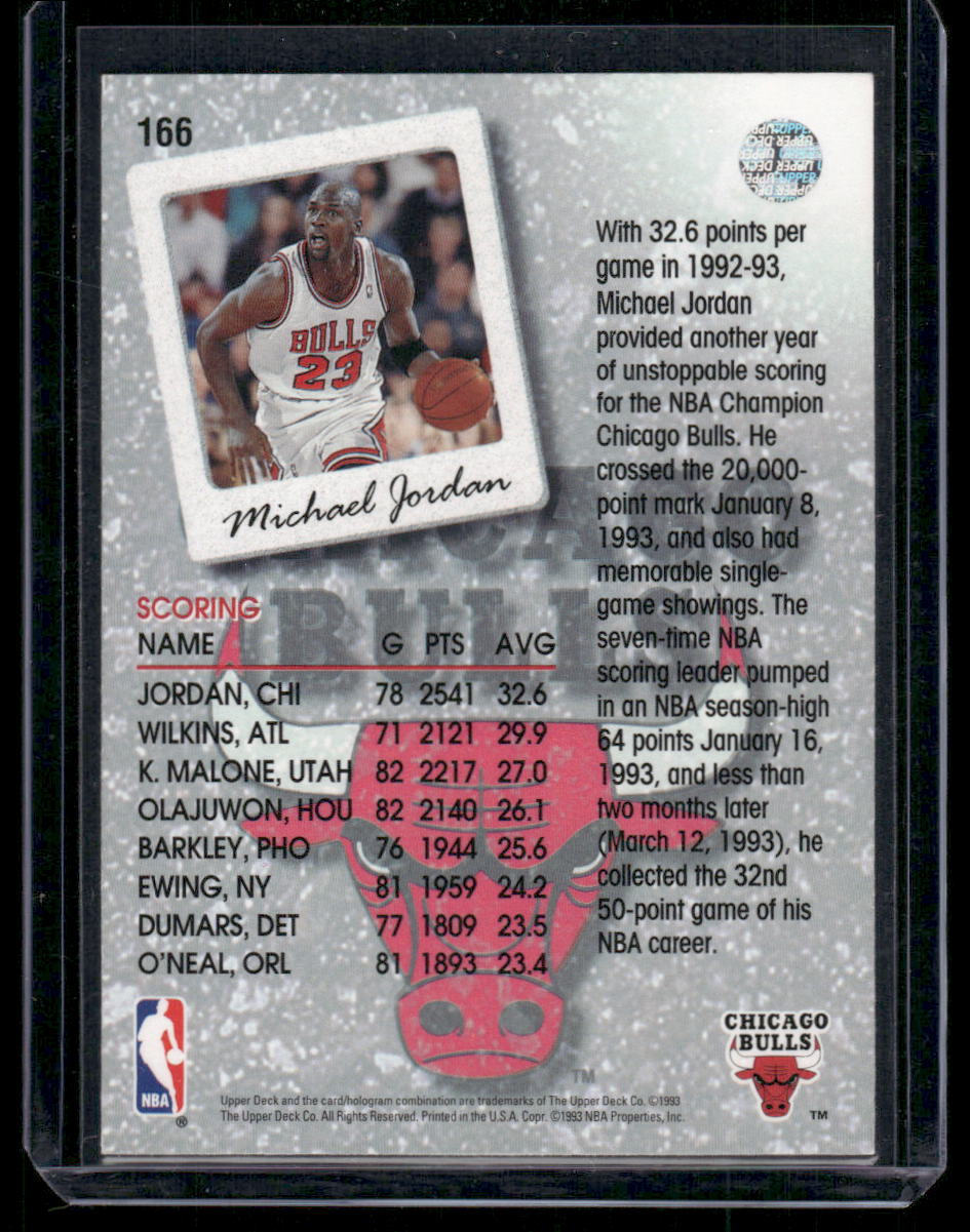 1993 Upper Deck Michael Jordan #166 Basketball