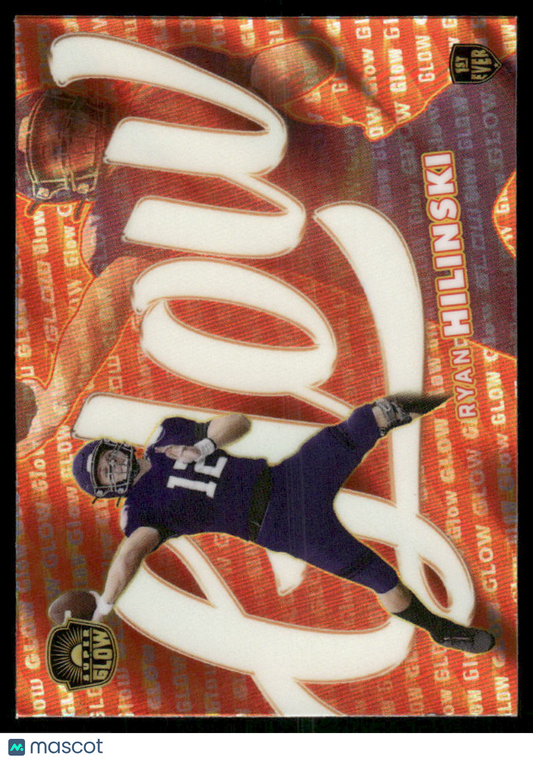 2000 Sage Hit Glow Ryan Hilinski #121 Football