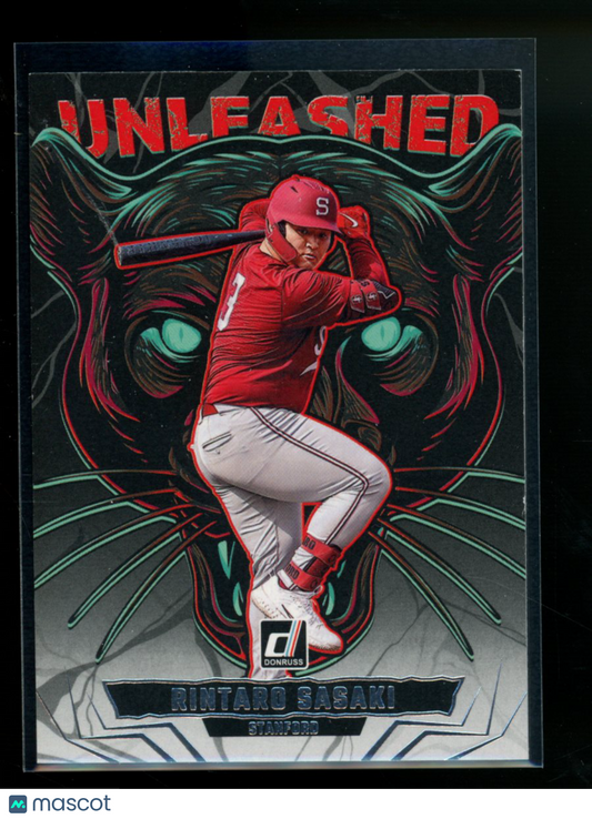 2025 Panini Donruss Unleashed Rintaro Sasaki #No. 6 Baseball