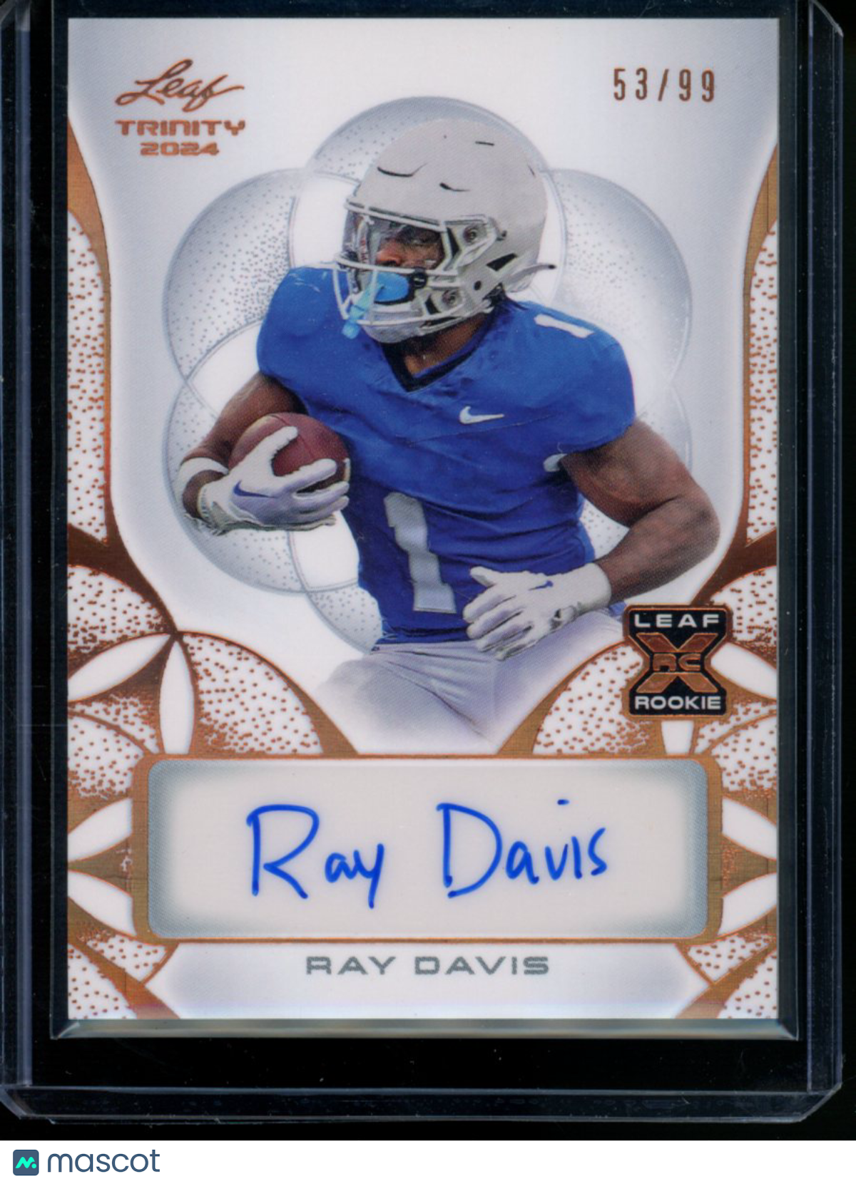 2024 Leaf Trinity Ray Davis #BA-RD1 53/99 Football
