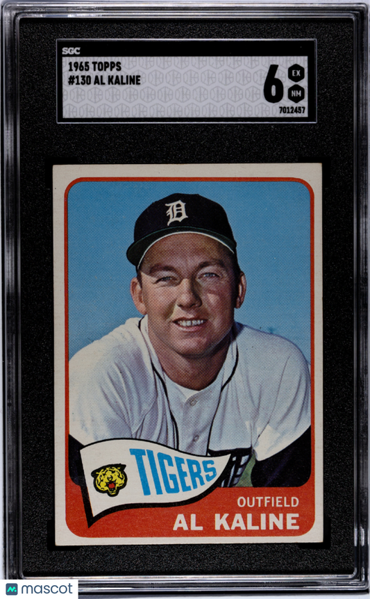 1965 Topps Al Kaline #130 Baseball SGC 6