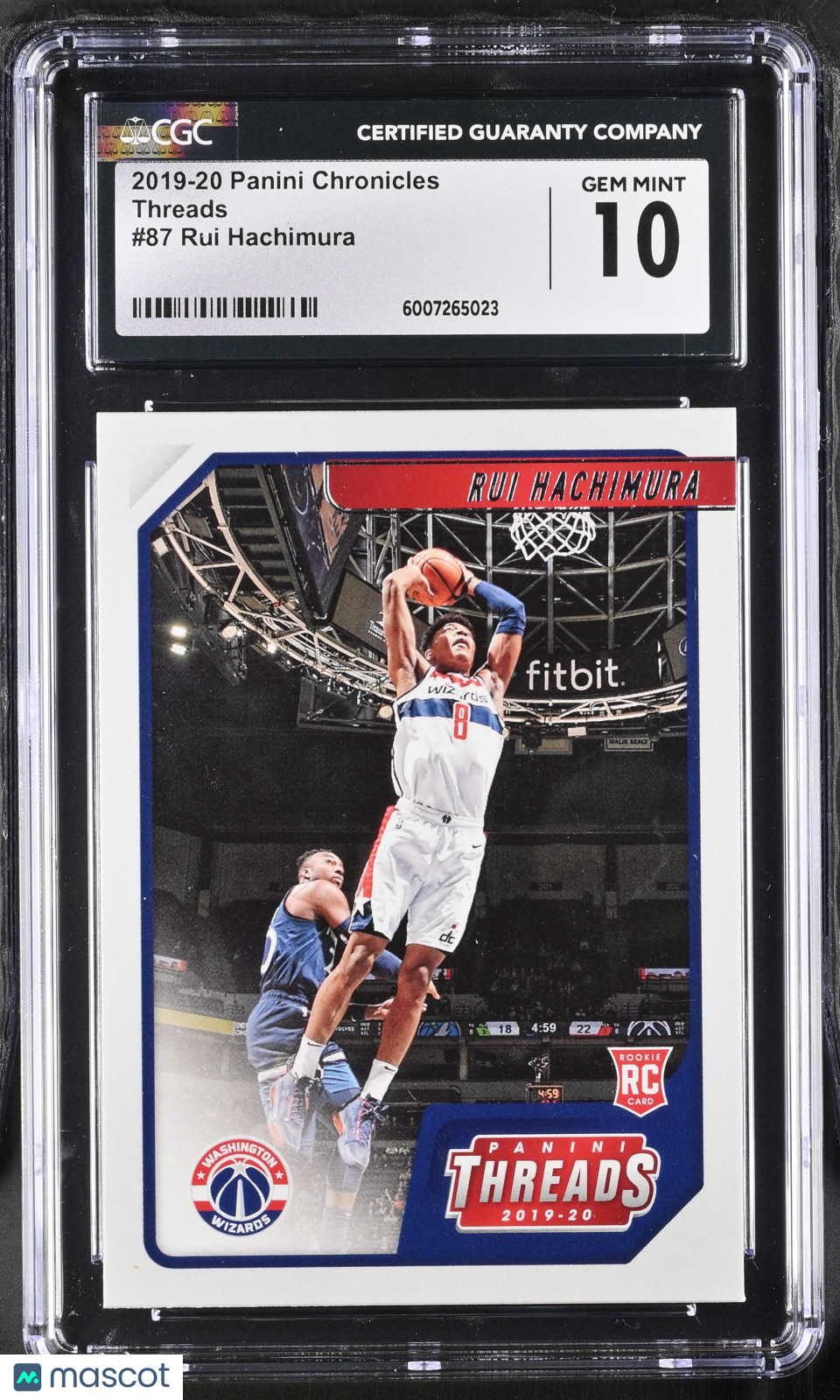 2019-20 Panini Chronicles Rui Hachimura #87 Basketball CGC 10