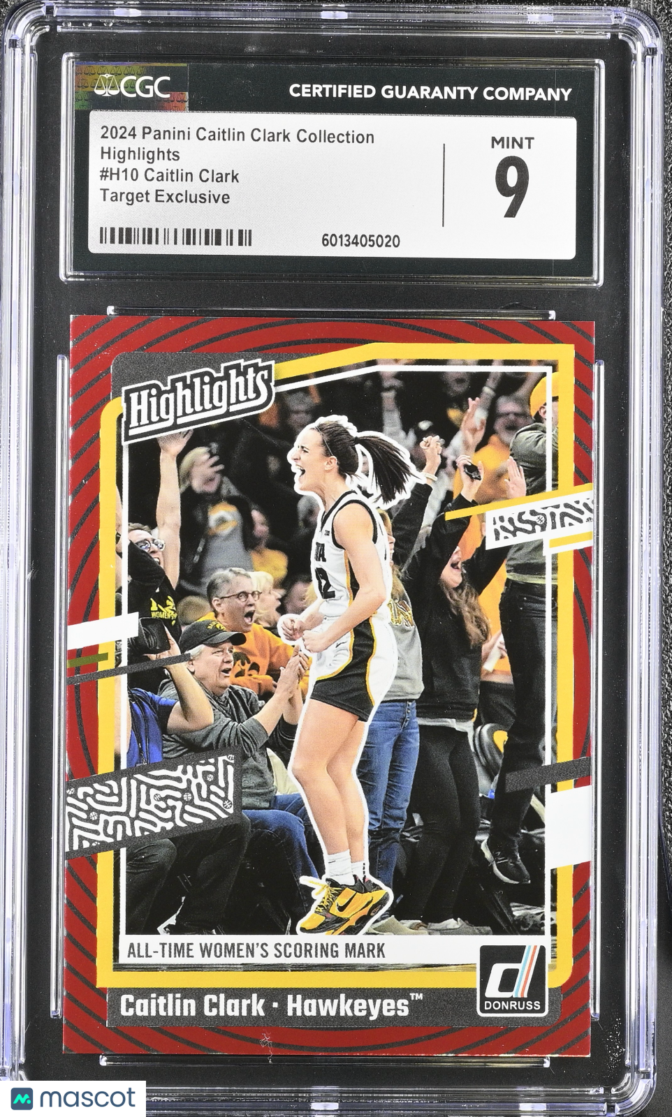 2024 Panini Caitlin Clark Collection  #H10 Target Exclusive Highlights CGC 9