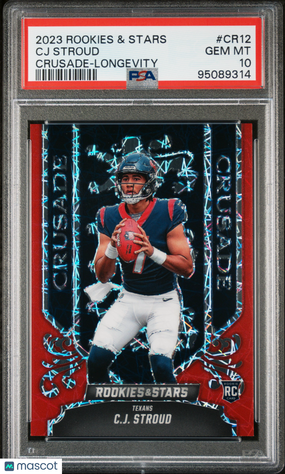 2023 Panini Rookies & Stars Crusade CJ Stroud #CR12 Longevity Football PSA 10