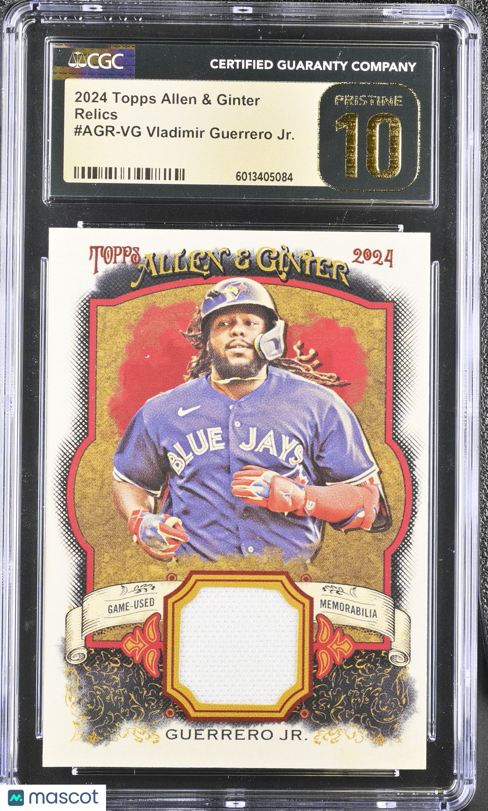 2024 Topps Allen & Ginter Vladimir Guerrero Jr. #AGR-VG Relics Baseball CGC 10