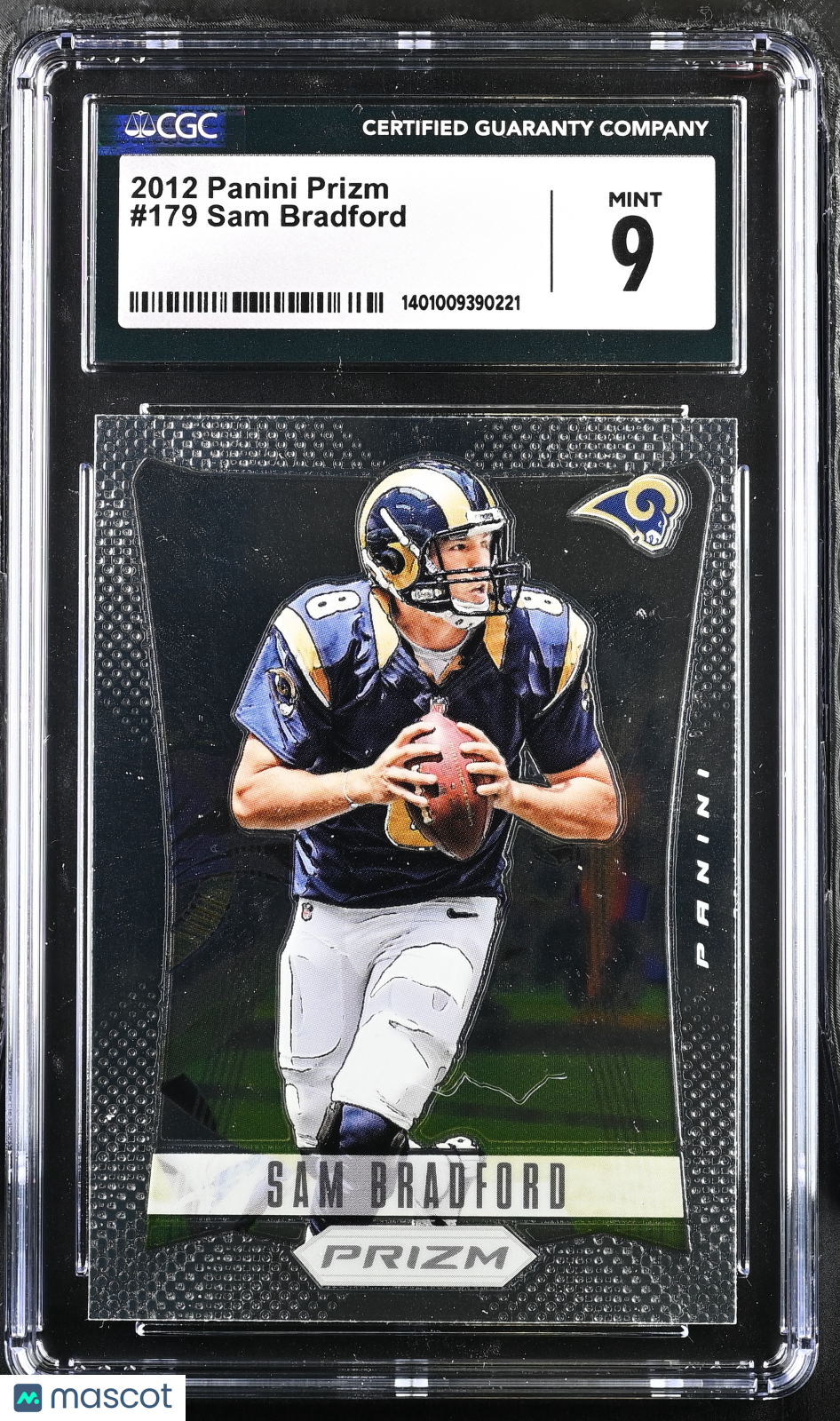 2012 Prizm Sam Bradford #179 Football CGC 9