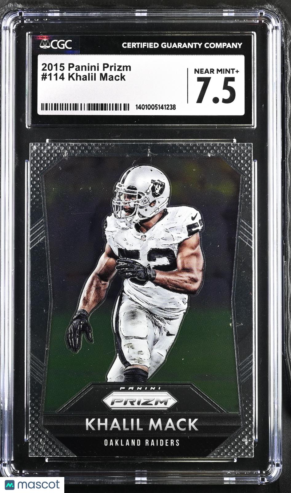 2015 Prizm Khalil Mack #114 Football CGC 7.5