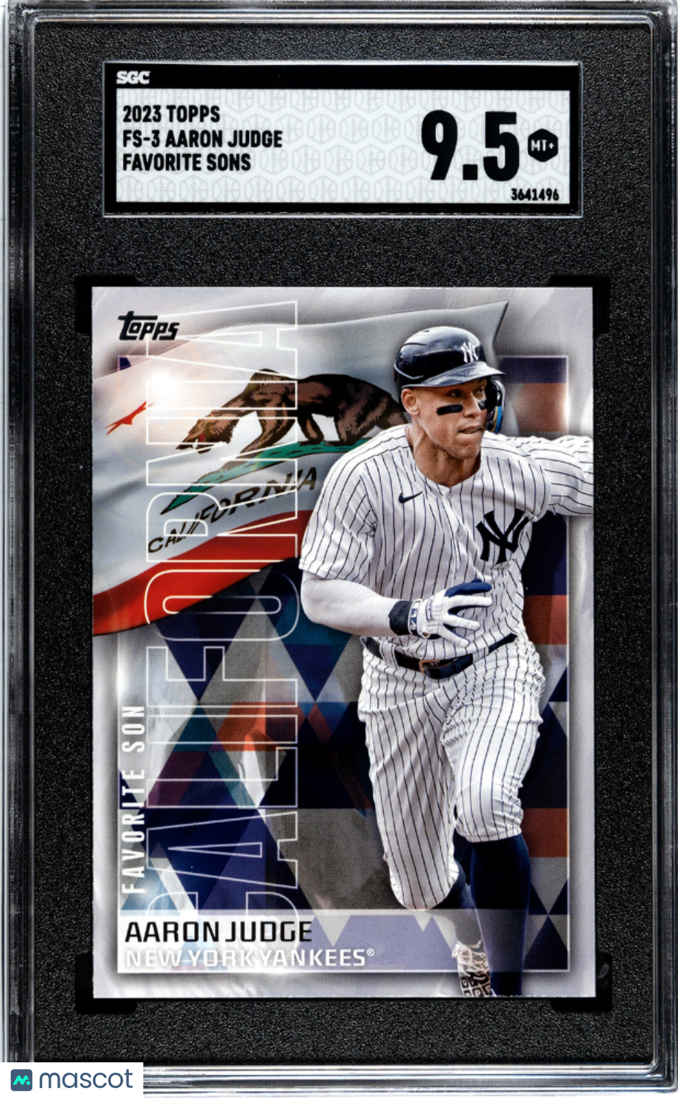 2023 Topps Aaron Judge #FS-3 Favorite Sons Baseball SGC 9.5