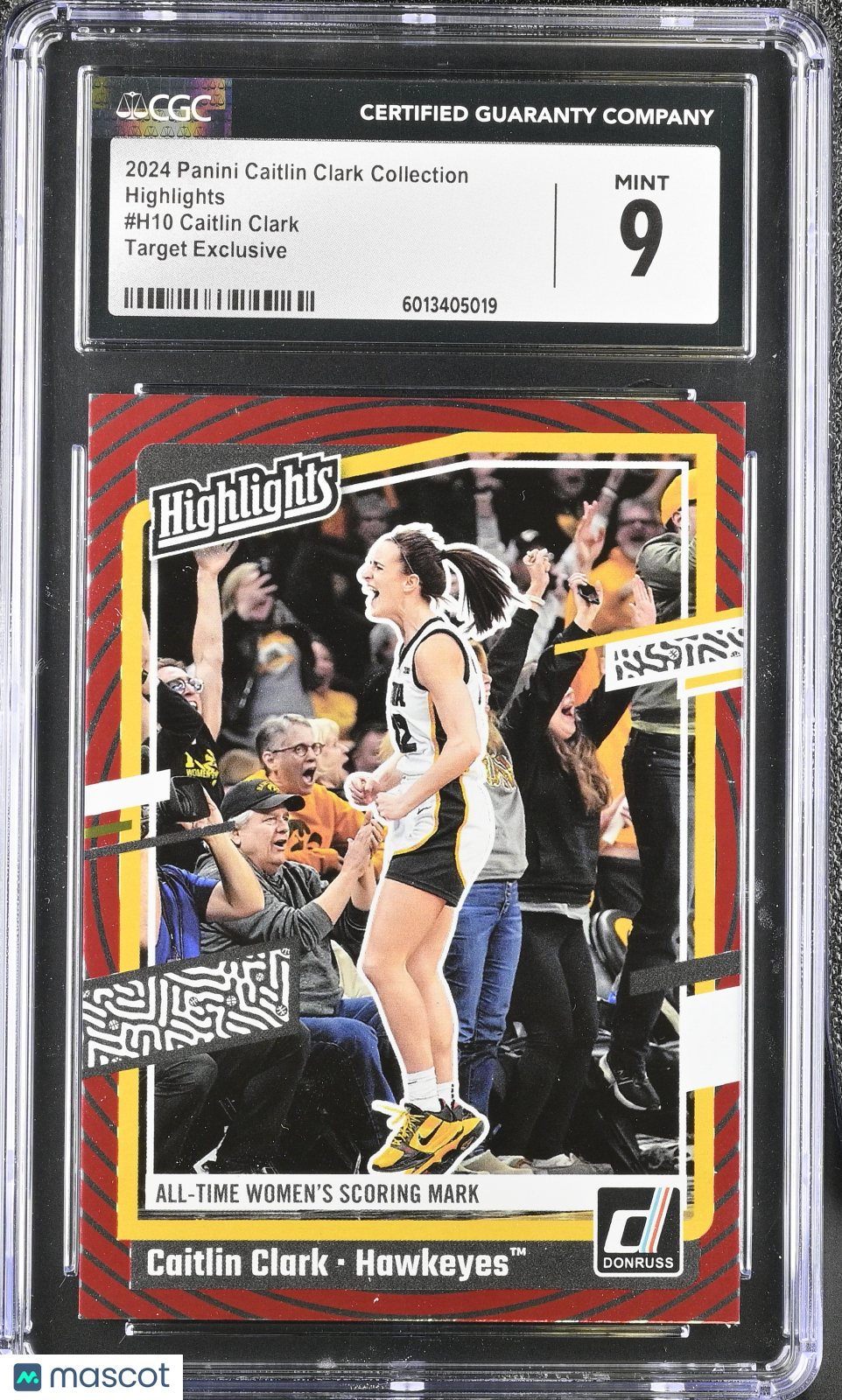 2024 Panini Caitlin Clark Collection  #H10 Target Exclusive Highlights CGC 9