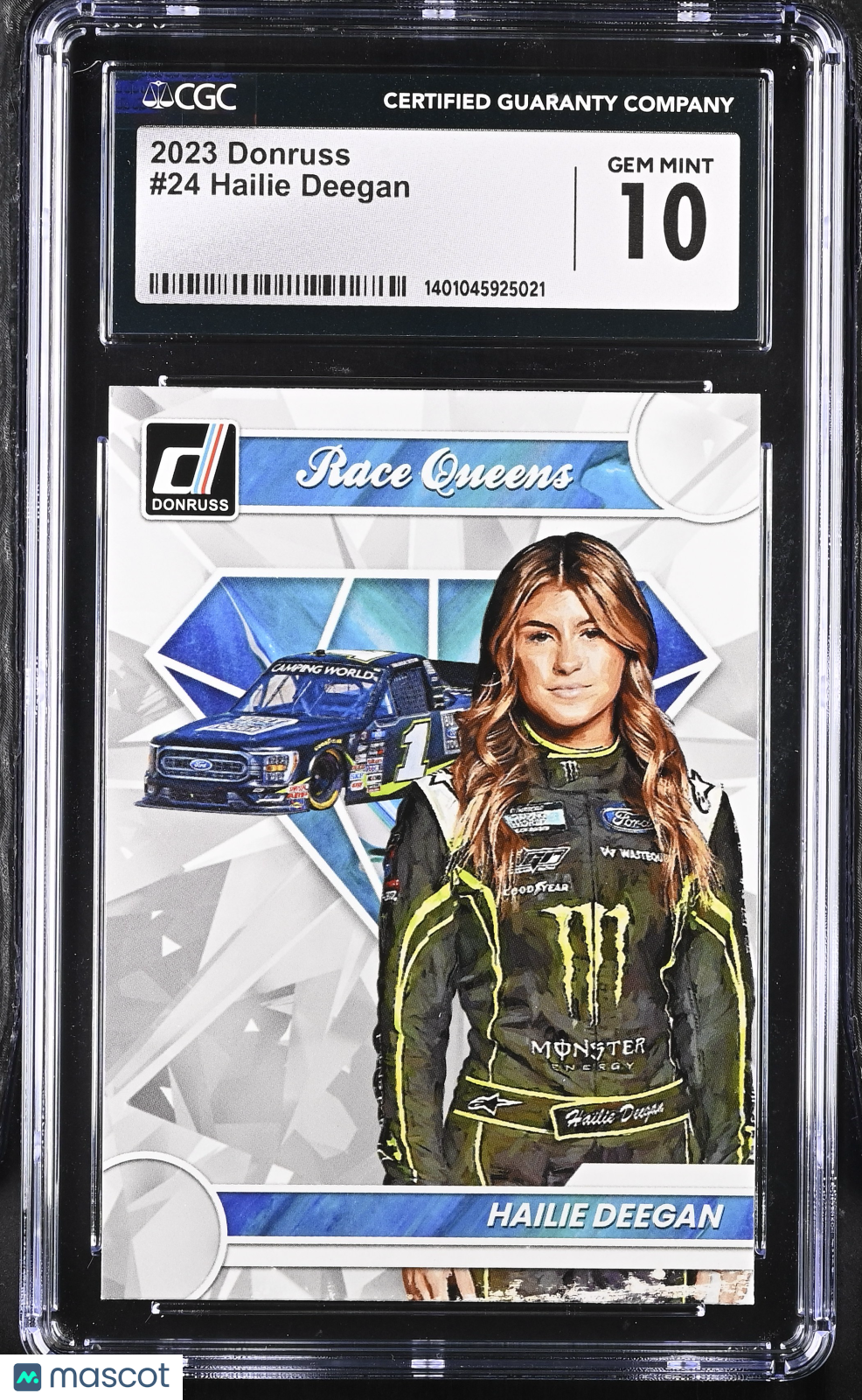 2023 Donruss Racing Hailie Deegan #24 Racing CGC 10