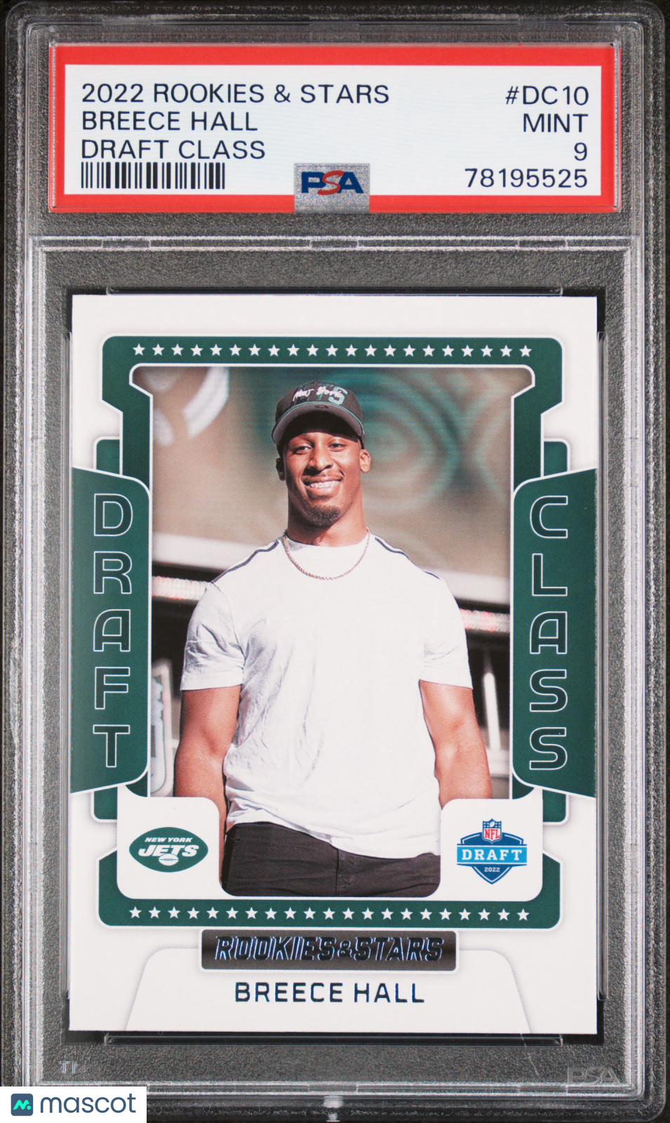 2022 Panini Rookies & Stars Draft Class Breece Hall #DC10 Draft Class PSA 9