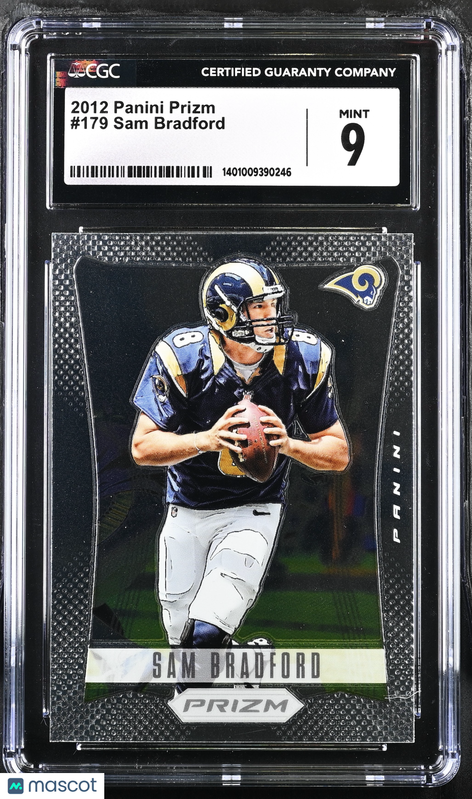 2012 Prizm Sam Bradford #179 Football CGC 9