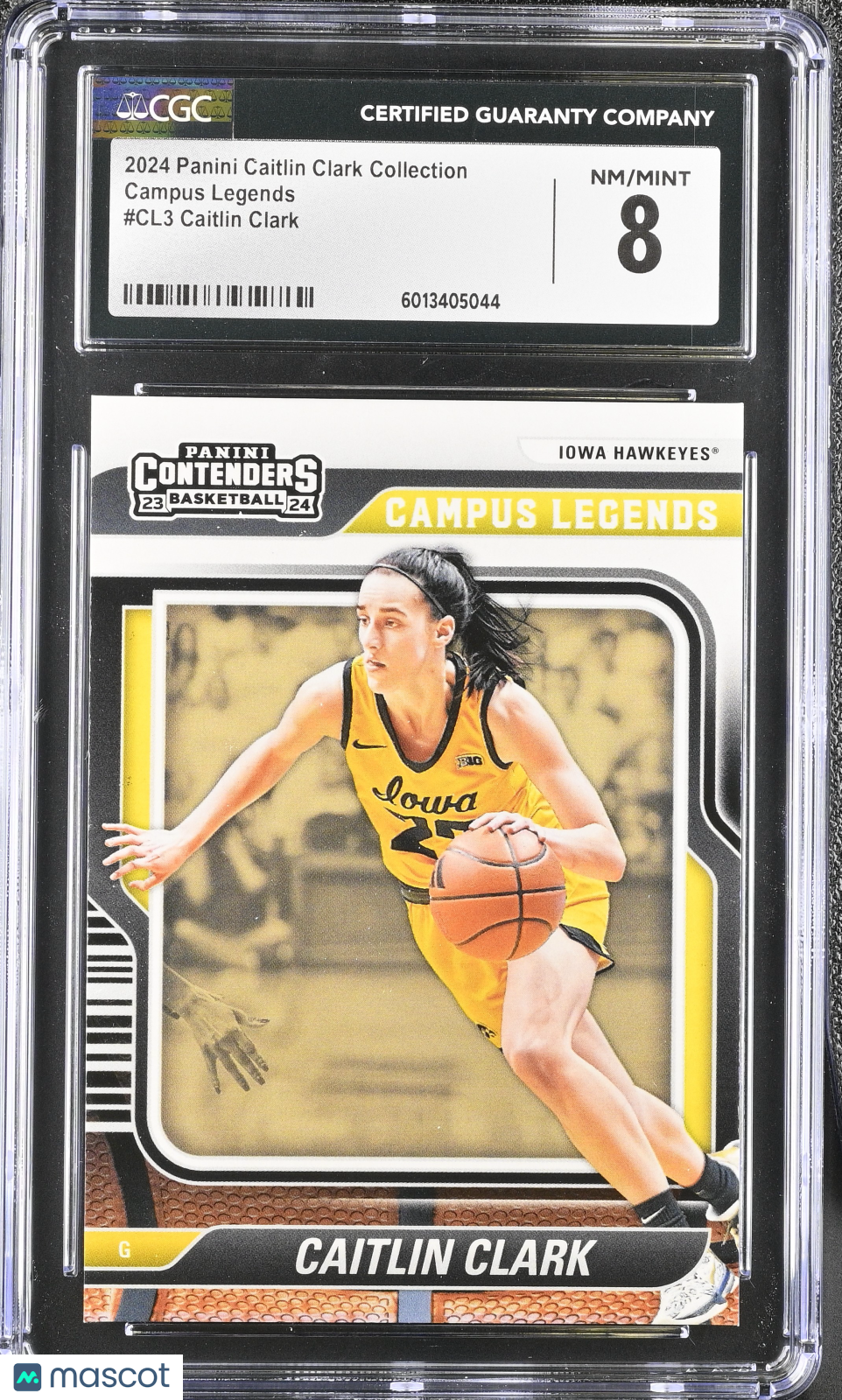 2024 Panini Caitlin Clark Collection Caitlin Clark #CL3 Campus Legends  CGC 8