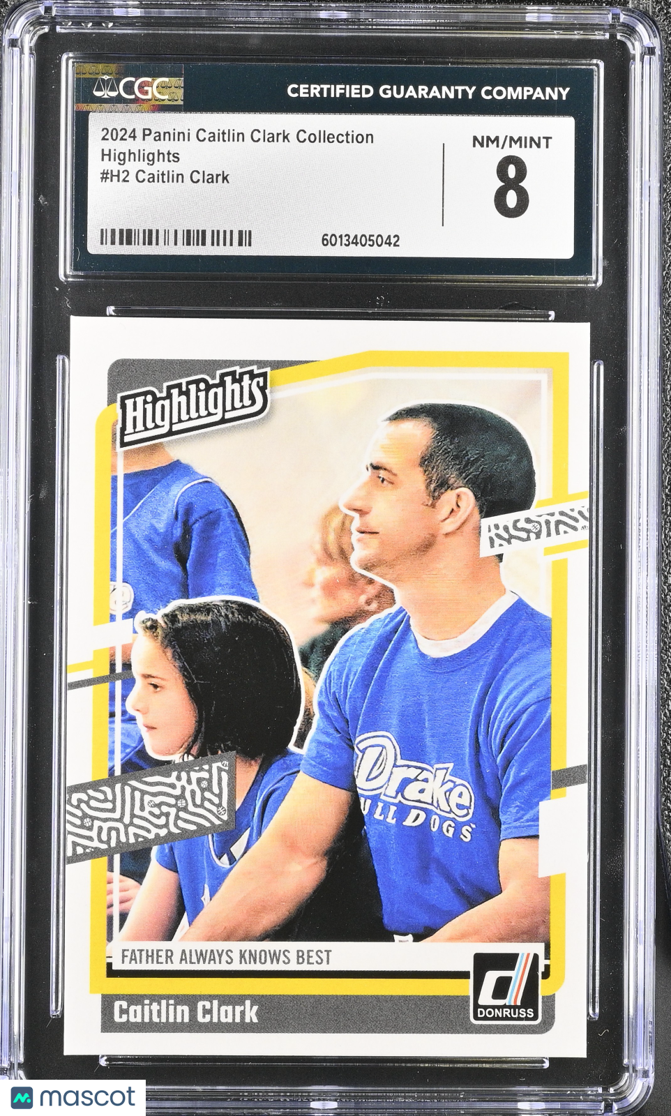 2024 Panini Caitlin Clark Collection Caitlin Clark #H2 Highlights CGC 8