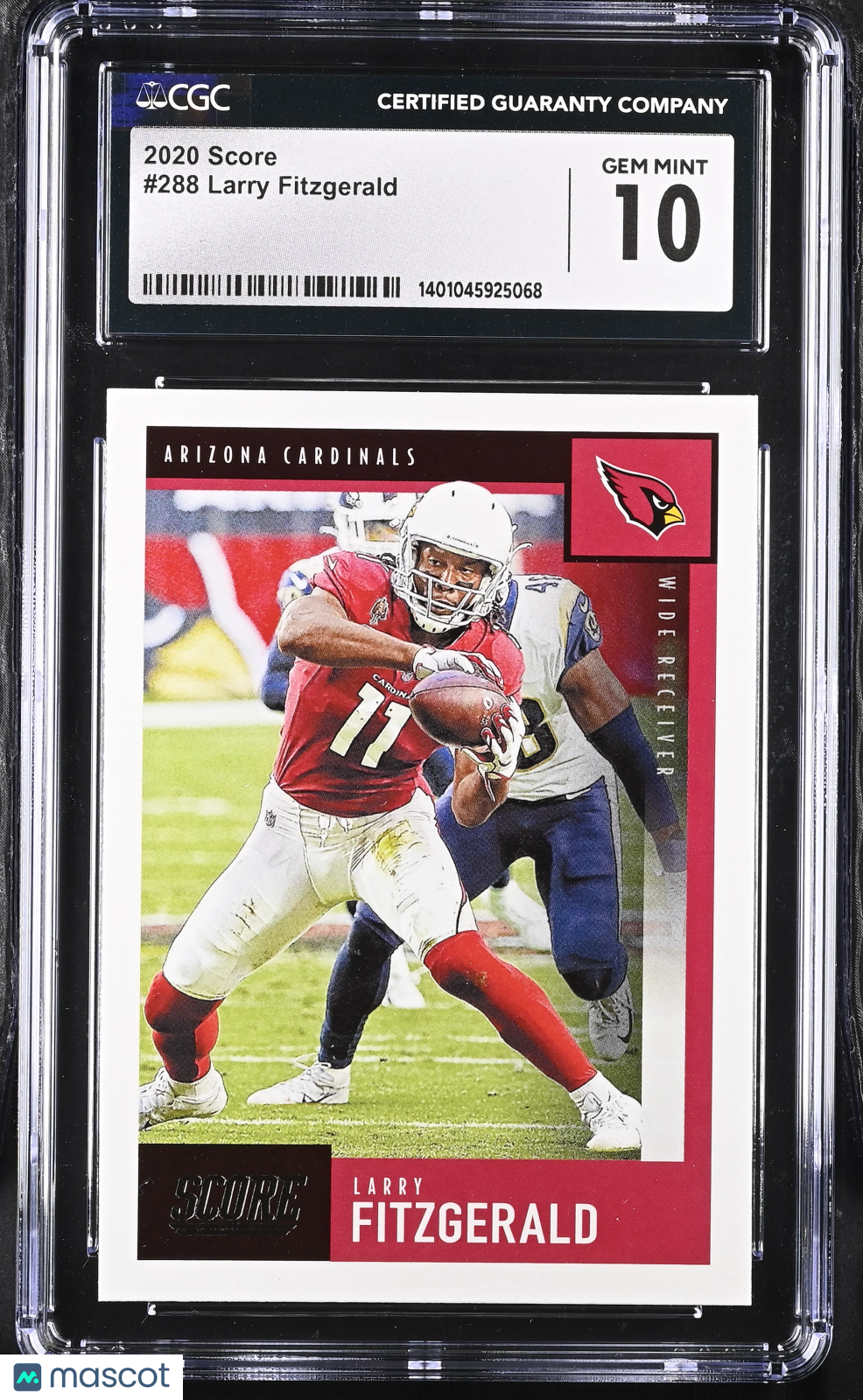 2020 Score Larry Fitzgerald #288 Football CGC 10