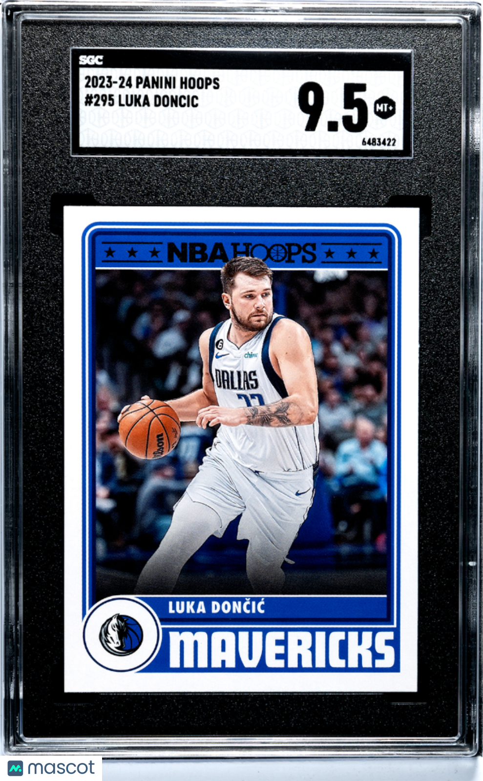 2023 Panini Hoops Luka Doncic #295 Basketball SGC 9.5