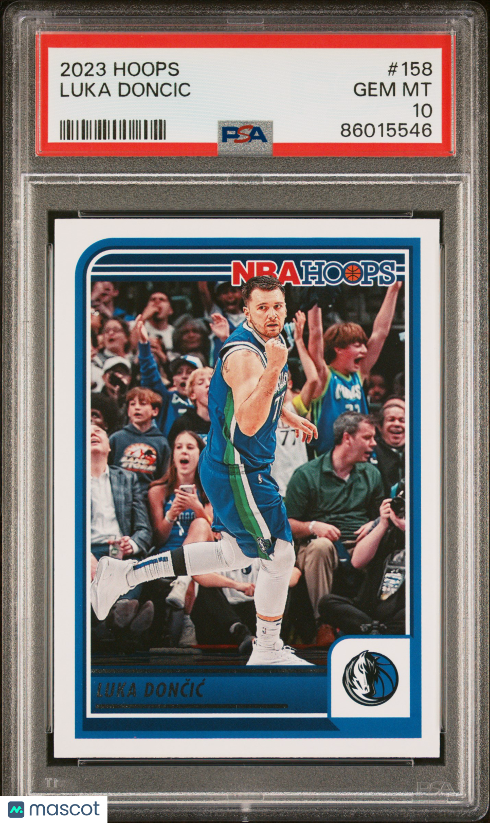 2023 Panini NBA Hoops Luka Doncic #158 Basketball PSA 10