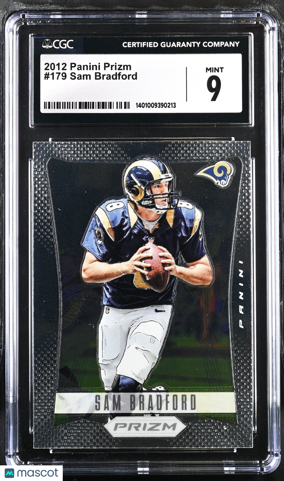 2012 Prizm Sam Bradford #179 Football CGC 9