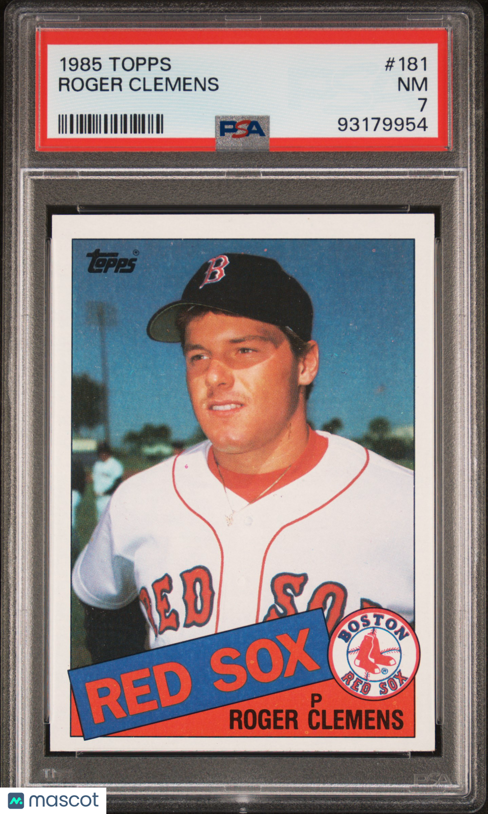 1985 Topps Roger Clemens #181 Baseball PSA 7